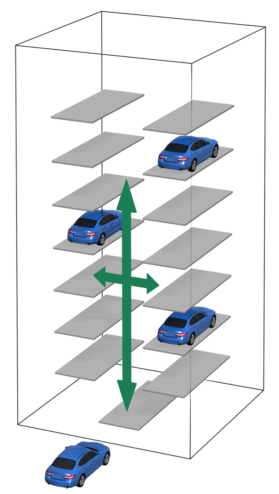 エレベーター式駐車場
